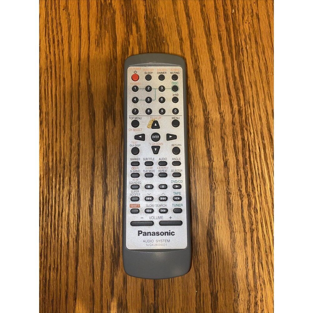Remote Control: Panasonic Audio System N2QAJB000023